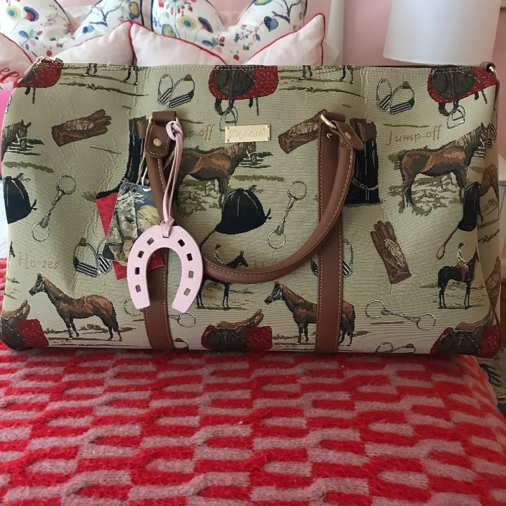 Equestrian duffle bag